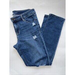 Old Navy jeans Power straight medium blue size 10 mid-rise